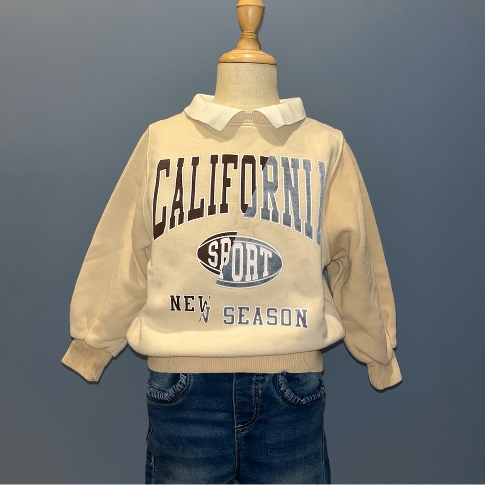 Zara California Sport Kids Sweatshirt - Beige